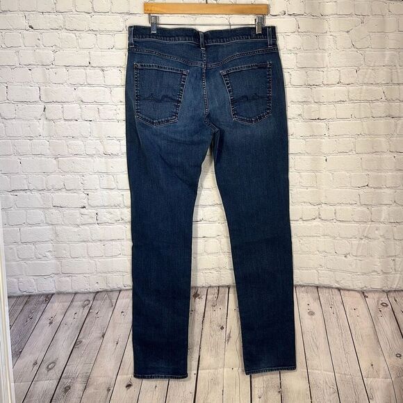 7 For All Mankind Men’s Slimmy Luxe Performance Jeans Denim size 36 - Picture 6 of 11